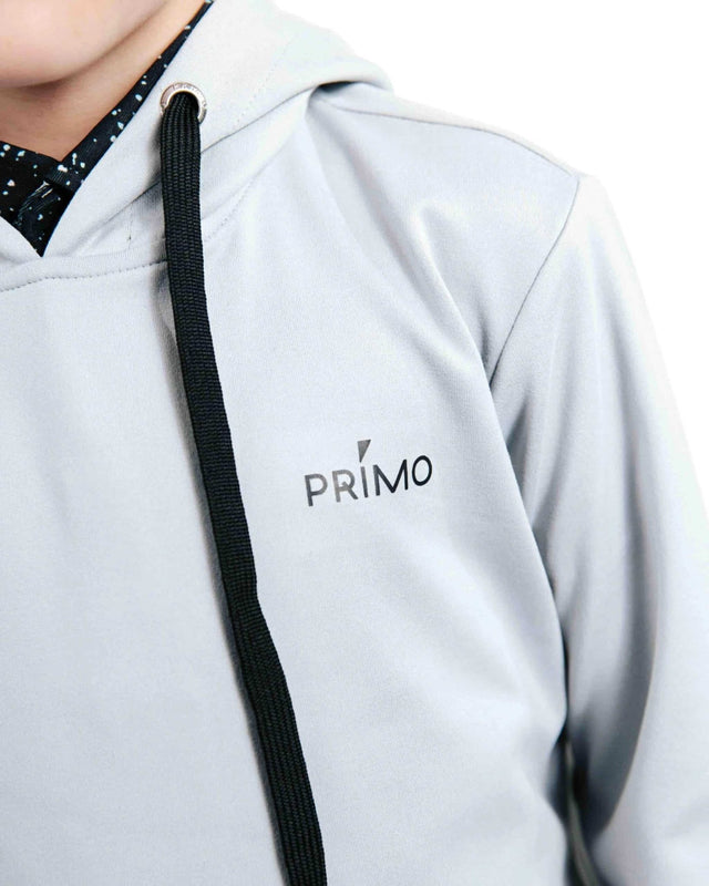 Primo Youth Boy's Light Gray Hoodie - One Golf