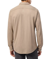 Psycho Bunny Austin Pique Oxford Stone Long Sleeve - One Golf