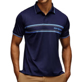 Psycho Bunny Ives Evening Blue Sport Polo - One Golf