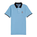 Psycho Bunny Men's Serge Pique Fashion Montana Sky Polo