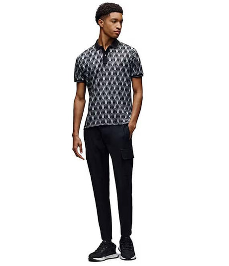 Psycho Bunny Matthew Black Sport Polo - One Golf