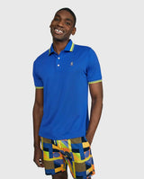 Psycho Bunny Men's Luke Saphire Sport Polo - One Golf