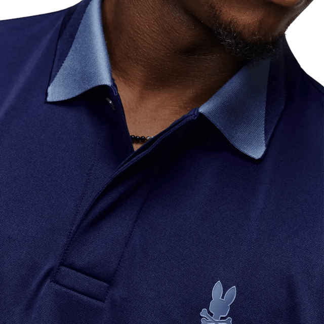 Psycho Bunny Onyx Evening Blue Sport Polo - One Golf