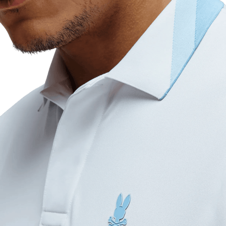 Psycho Bunny Onyx White Sport Polo - One Golf