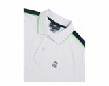 Psycho Bunny Jayden Stripe Sport Mens White Polo