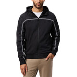 Psycho Bunny Keyport Lined Woven Zip Jacket Black