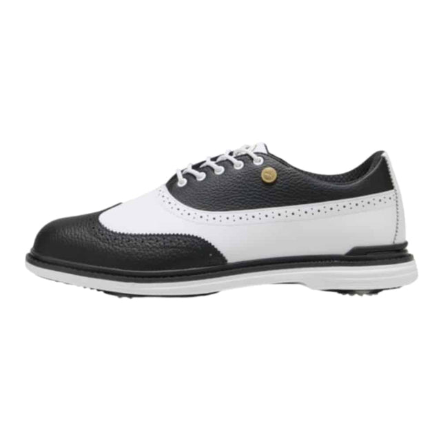Puma Royale Wingtip Black/White Men's Golf Shoe