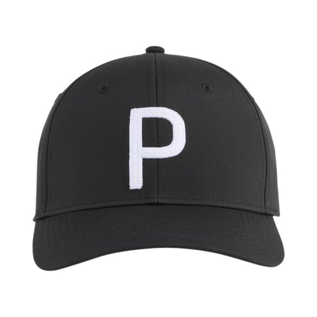 Puma Heritage P Tech Black Cap White Glow - One Golf