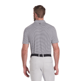Puma Isle Pique Black/White Glow Polo - One Golf