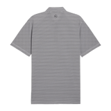 Puma Isle Pique Black/White Glow Polo - One Golf