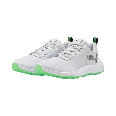 Puma Junior Gruve White Green Shoes - One Golf