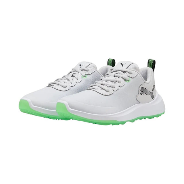 Puma Junior Gruve White Green Shoes - One Golf