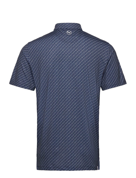 Puma MATTR Anchors Navy/White Glow Polo - One Golf
