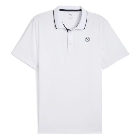 Puma MATTR Elevated Solid White Glow Polo - One Golf