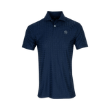 Puma MATTR Houndstooth Deep Navy Polo - One Golf