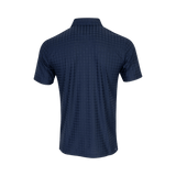 Puma MATTR Houndstooth Deep Navy Polo - One Golf