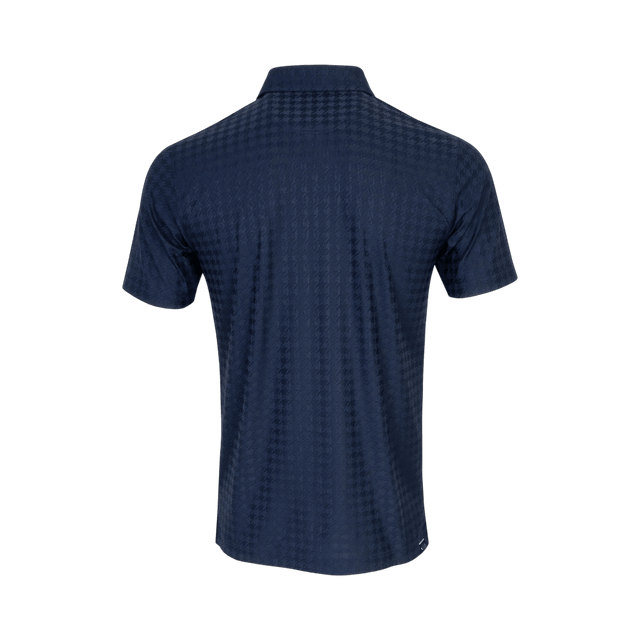 Puma MATTR Houndstooth Deep Navy Polo - One Golf