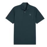 Puma MATTR Houndstooth Green Terrain Polo - One Golf