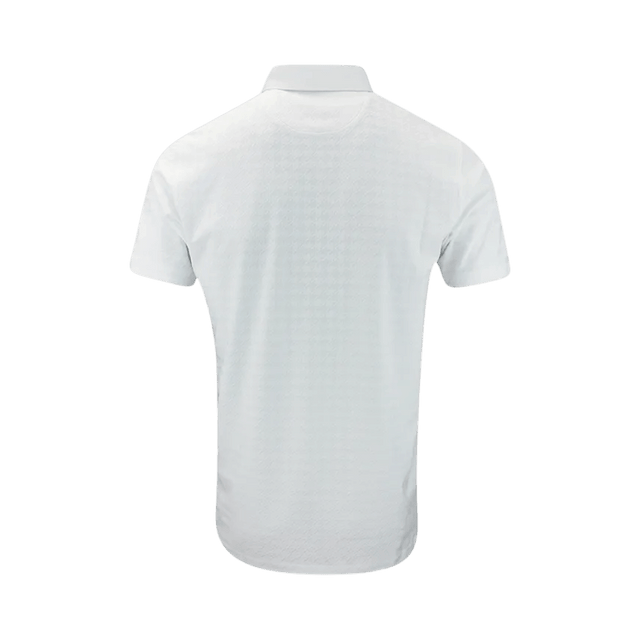 Puma MATTR Houndstooth White Glow Polo - One Golf