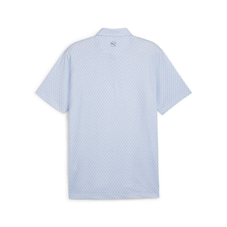 Puma MATTR Palm Deco Aqua Blue/Rose Polo - One Golf