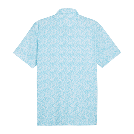 Puma MATTR Piranha Aqua Blue Polo - One Golf