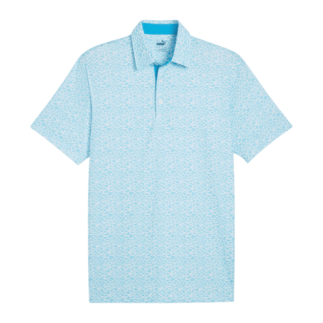 Puma MATTR Piranha Aqua Blue Polo - One Golf