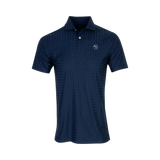 Puma MATTR Houndstooth Deep Navy Polo