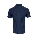 Puma MATTR Houndstooth Deep Navy Polo