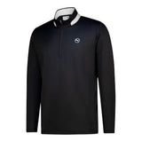 Puma MSS Long Sleeve Black 1/4 Zip - One Golf