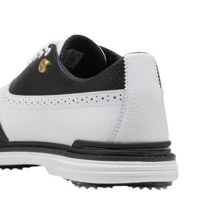 Puma Royale Wingtip Black/White Men's Golf Shoe - One Golf