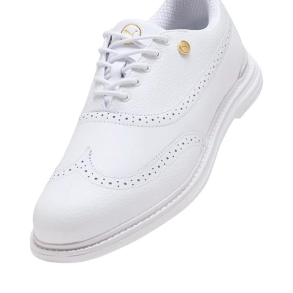Puma Royale Wingtip White Men's Golf Shoe - One Golf