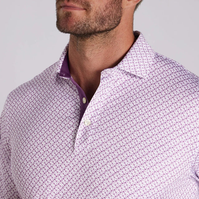 Puma MATTR Anchors White Glow/Crushed Berry Polo