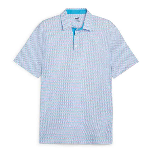 Puma MATTR Palm Deco Aqua Blue/Rose Polo
