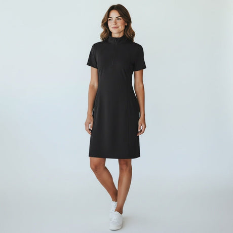 Puma Woman Cloudspun Madison Black Dress - One Golf