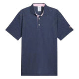 Puma X Arnold Palmer Navy/White Mic Umbrellas Golf Polo - One Golf