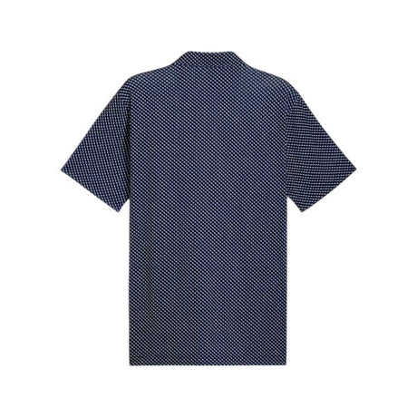 Puma X Arnold Palmer Navy/White Mic Umbrellas Golf Polo - One Golf