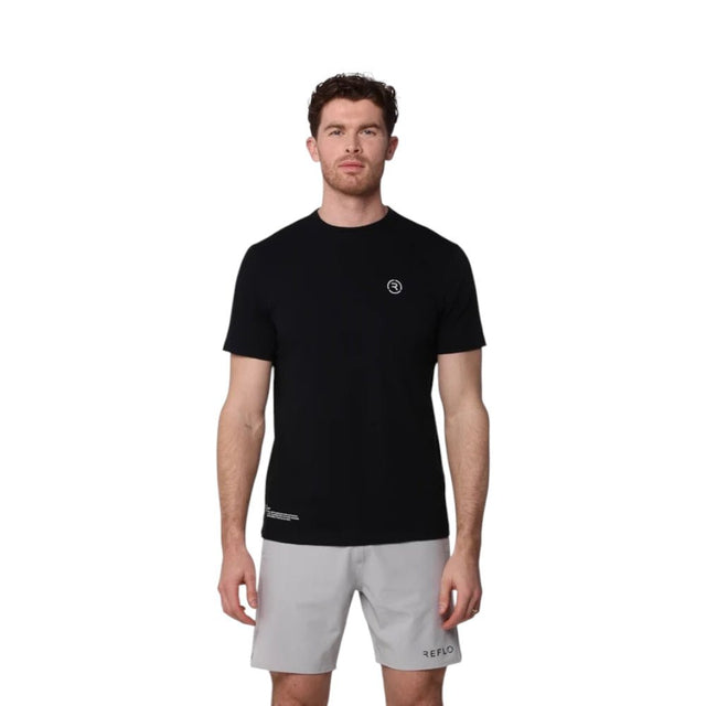 Reflo Leithen Black T Shirt - One Golf