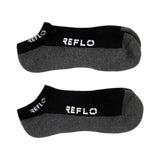 Reflo Lugano Black Trainer Sock 2 Pack - One Golf