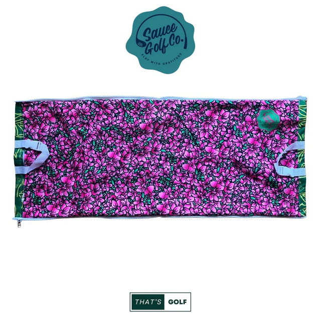 Sauce Golf Azalea Zip Towel - One Golf