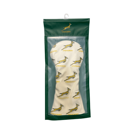 Springbok Official Driver Cover White - One Golf