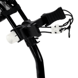 Spyder Premium 4 Wheeler Black/Red Rim Push Cart - One Golf