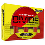 Srixon 2024 Q-Star Tour Divide Yellow/Red Golf Balls - One Golf