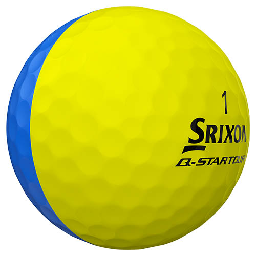 Srixon Q-Star Tour Divide Yellow/Blue Golf Balls