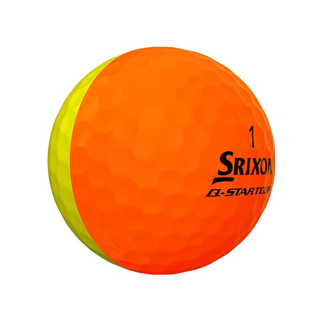 Srixon Q-Star Tour Divide Yellow/Orange Golf Balls