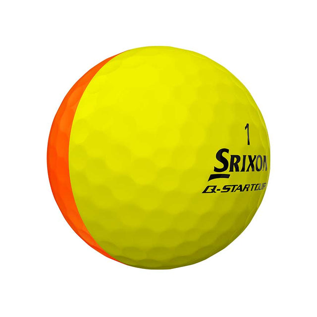 Srixon Q-Star Tour Divide Yellow/Orange Golf Balls