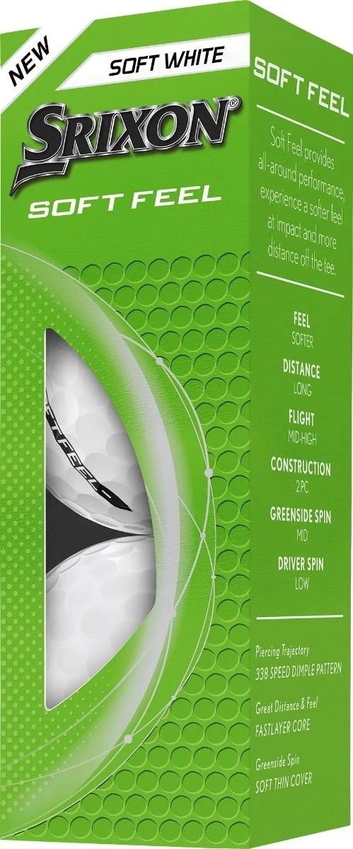 Srixon Soft Feel 14  White Golf Balls