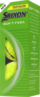 Srixon Soft Feel 14 Yellow Golf Balls