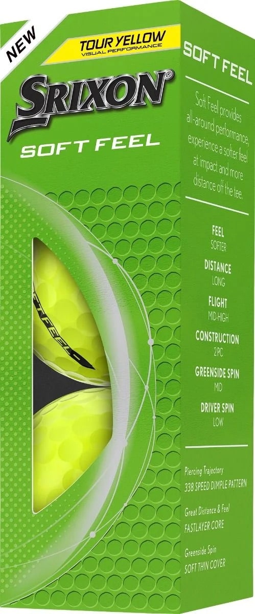 Srixon Soft Feel 14 Yellow Golf Balls