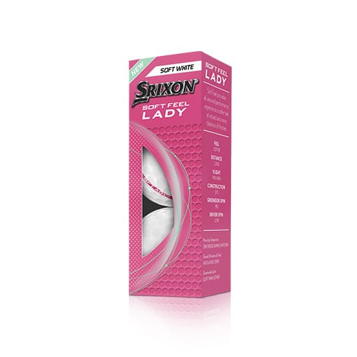 Srixon Soft Feel Lady 9 2025 White Golf Balls
