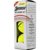 Srixon Z-Star 9 XV Yellow Golf Balls